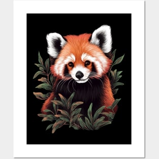 Red Panda Cute Animal Posters and Art